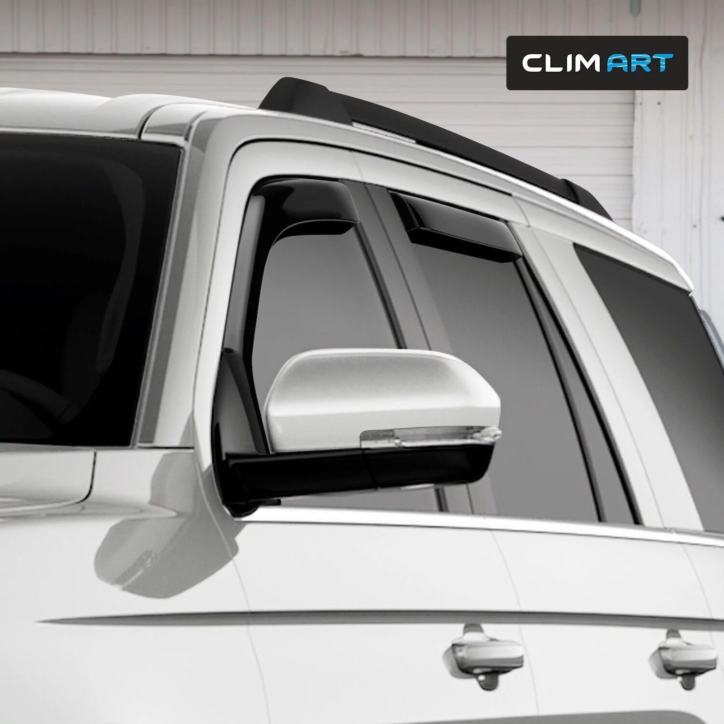 Vent ART Expedition Window 2018-2024, - 618291 Durable 4 Visors, Deflector, Compatible Original with in-Channel pcs. Ford Vent Deflectors, Incredibly Rain Guards Window CLIM