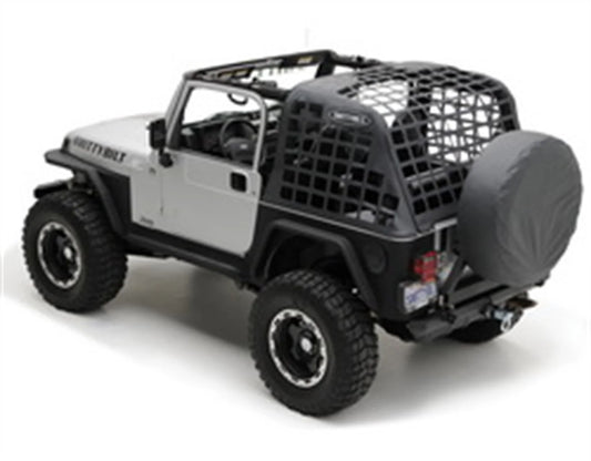 UNLIMITED, JEEP 571035 Black 2015-2018 System select: WRANGLER JEEP - Fits Cargo Smittybilt Diamond 2012-2014 WRANGLER Restraint