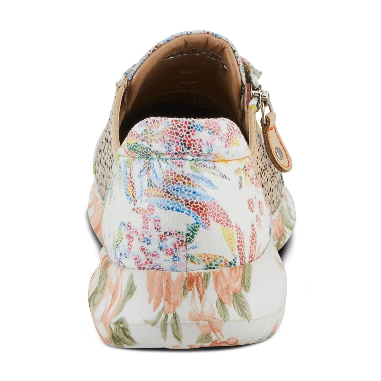 Sneaker L'Artiste 39/8.5 Lace-Up with Beige EU Jazzie Multi Flowers Women's Fashion