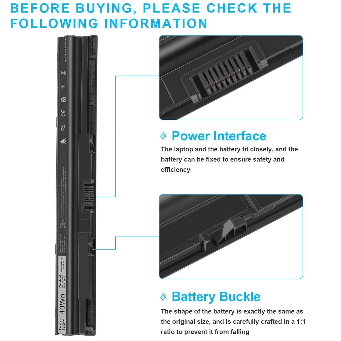 2700mAh 17 5000 15 Battery HD4J0 5558 Inspiron 14 5559 3000 GXVJ3 for 3551 K185W Series Dell