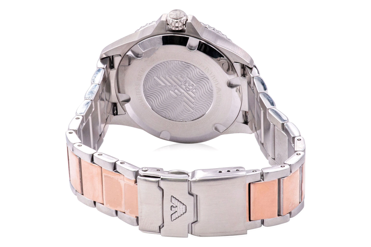 mm Emporio Mens, Stainless for Steel Armani Two-Tone 42 Watch