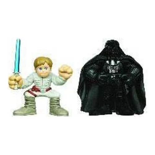 Mini Heroes 2 2010 Star Galactic Luke Vader Wars Pack & Darth Figure, Skywalker