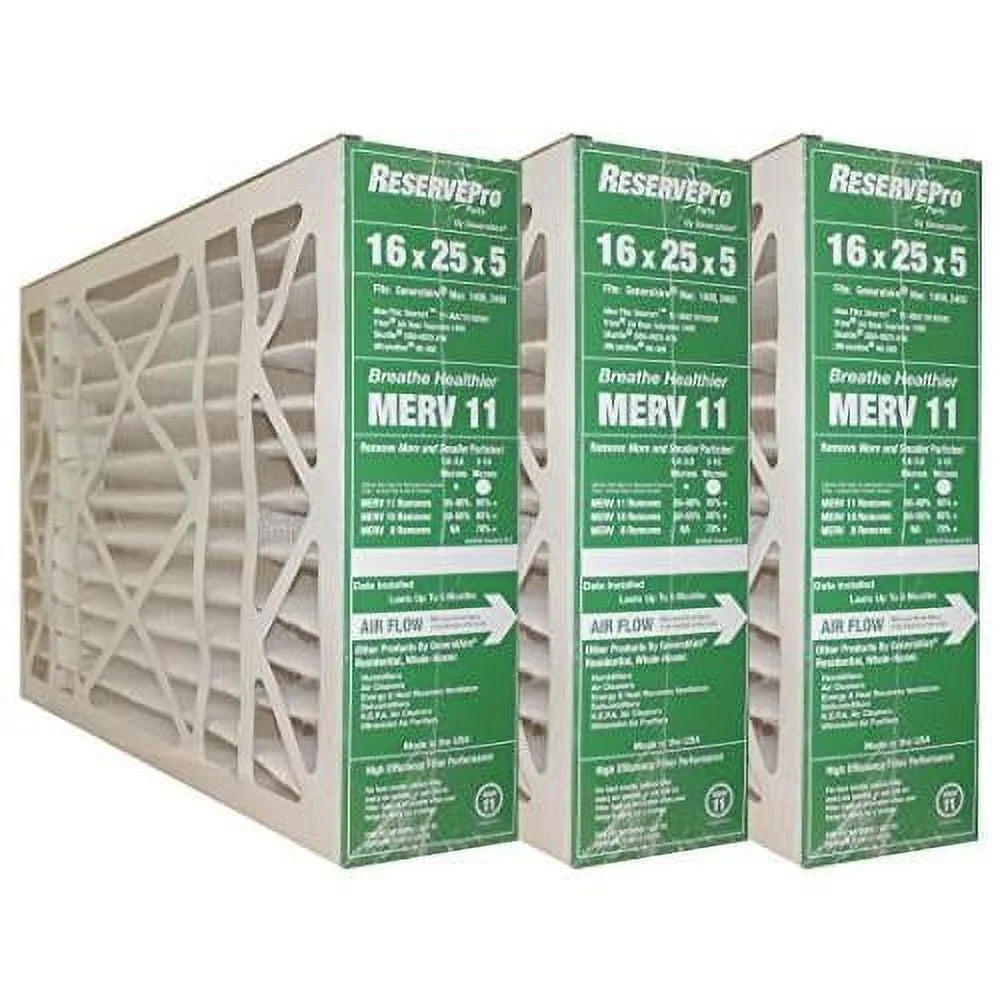 5/8 X Filter-Actual Air 4541 15 #4511) 16"X25"X5" 3/16 (Old 15/16-6FM1625 4 X 24 Reservepro Size=