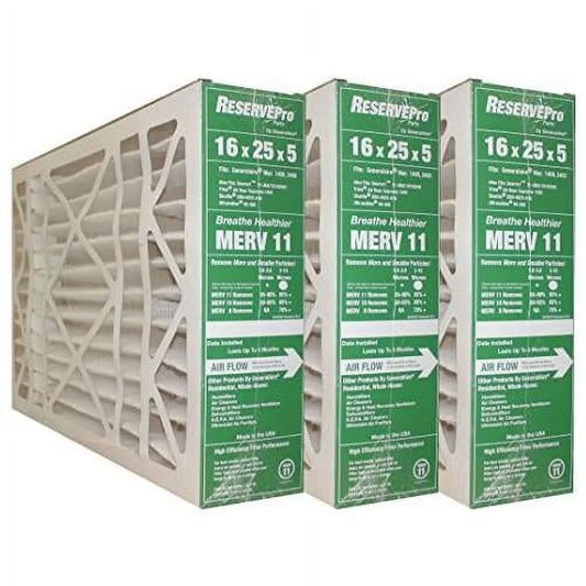 5/8 X Filter-Actual Air 4541 15 #4511) 16"X25"X5" 3/16 (Old 15/16-6FM1625 4 X 24 Reservepro Size=