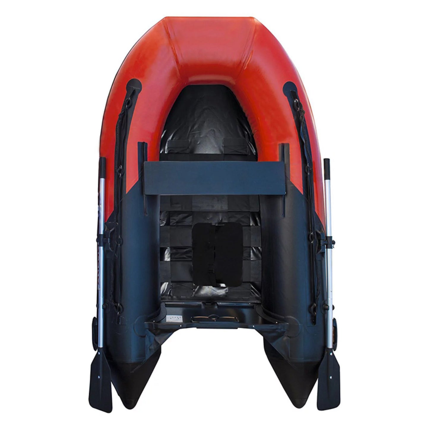 8.4 - Pre-Installed Inflatable and Boat - 3-Person Floor Slide Black Red - Feet -