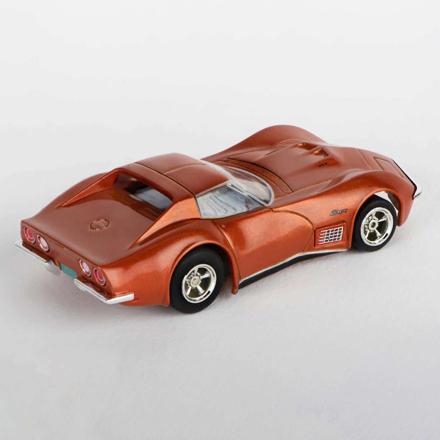 1971 AFX/Racemasters HO Corvette Orange Racing Cars 454 Metallic AFX22047 Slot