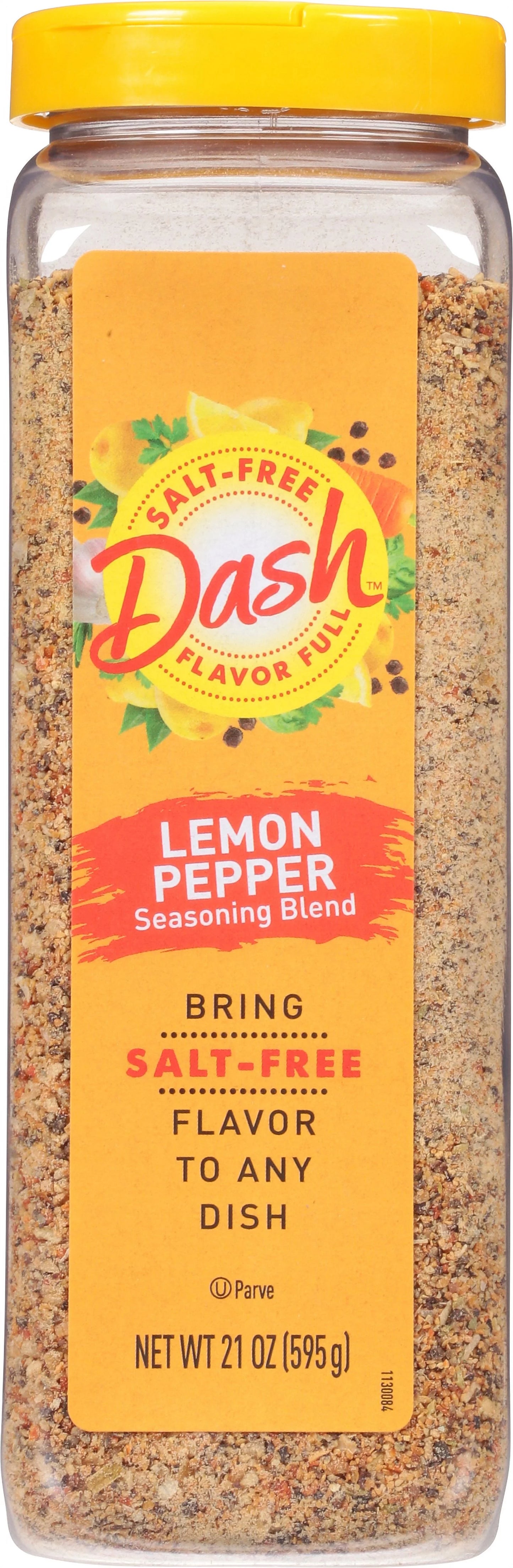 Pepper Dash 21 Ounce Lemon Blend, Salt-Free Seasoning