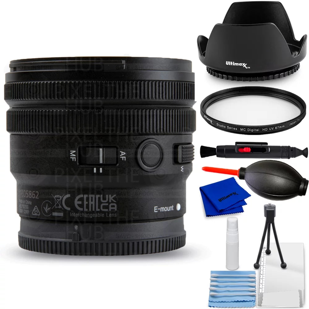 Lens 10-20mm Accessory f/4 7PC Sony - Bundle E PZ G SELP1020G