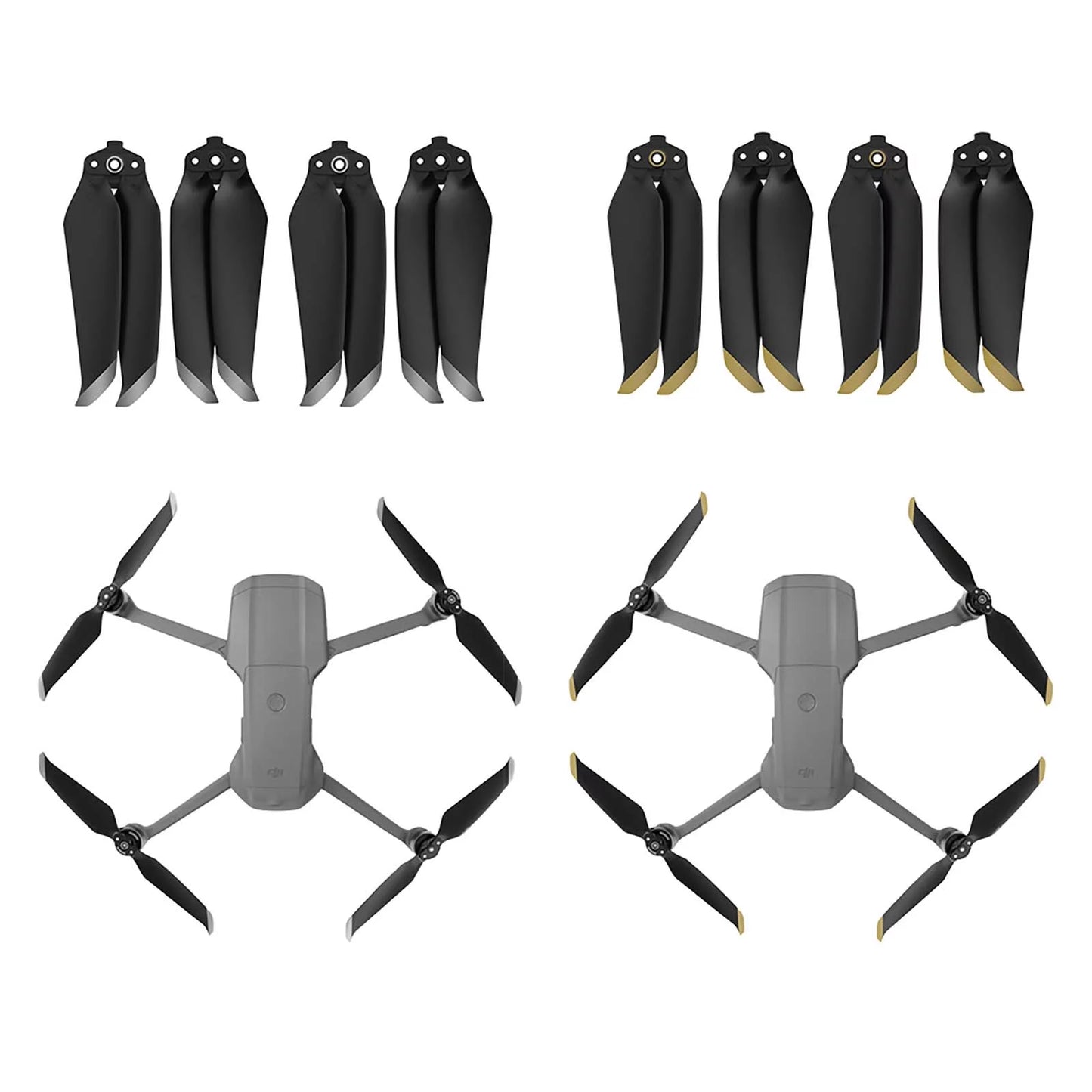 4pcs MAVIC with Easy Drone 2 Install AIR Carevas Replacement Propeller Noise to Disassemble Low for