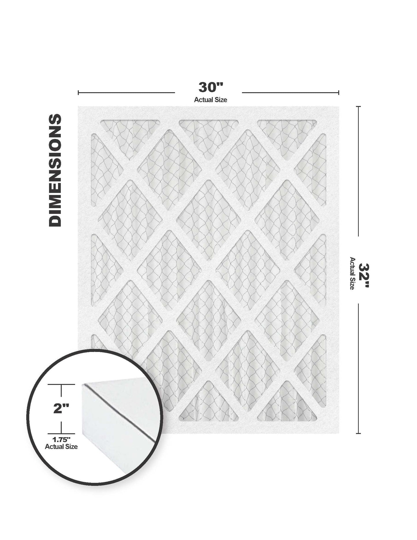 (4 8 MERV 30x32x2 Accumulair Filter Air Pack) Gold