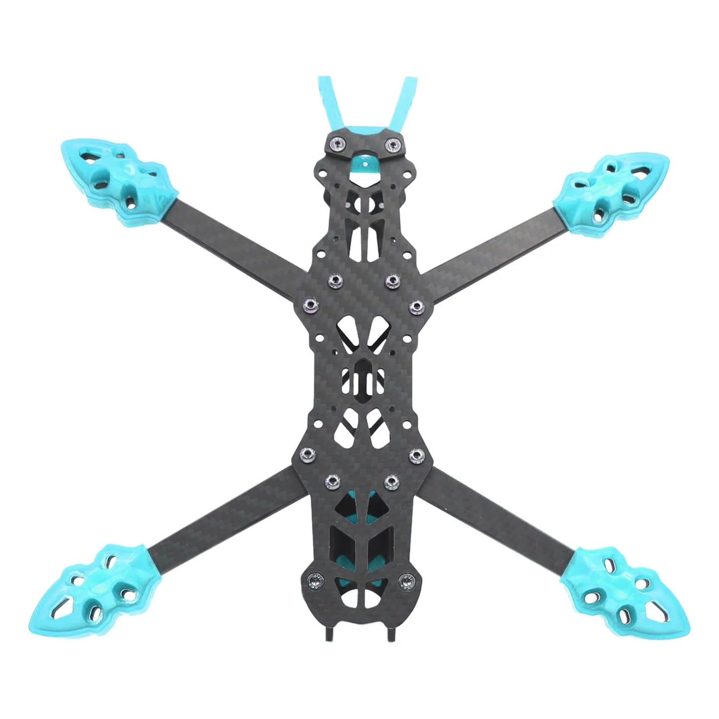 Drone Quadcopter Accessories Professional 225mm Wheelbase Buumin Blue Racing FPV RC Carbon Frame for Drone Fiber Frame