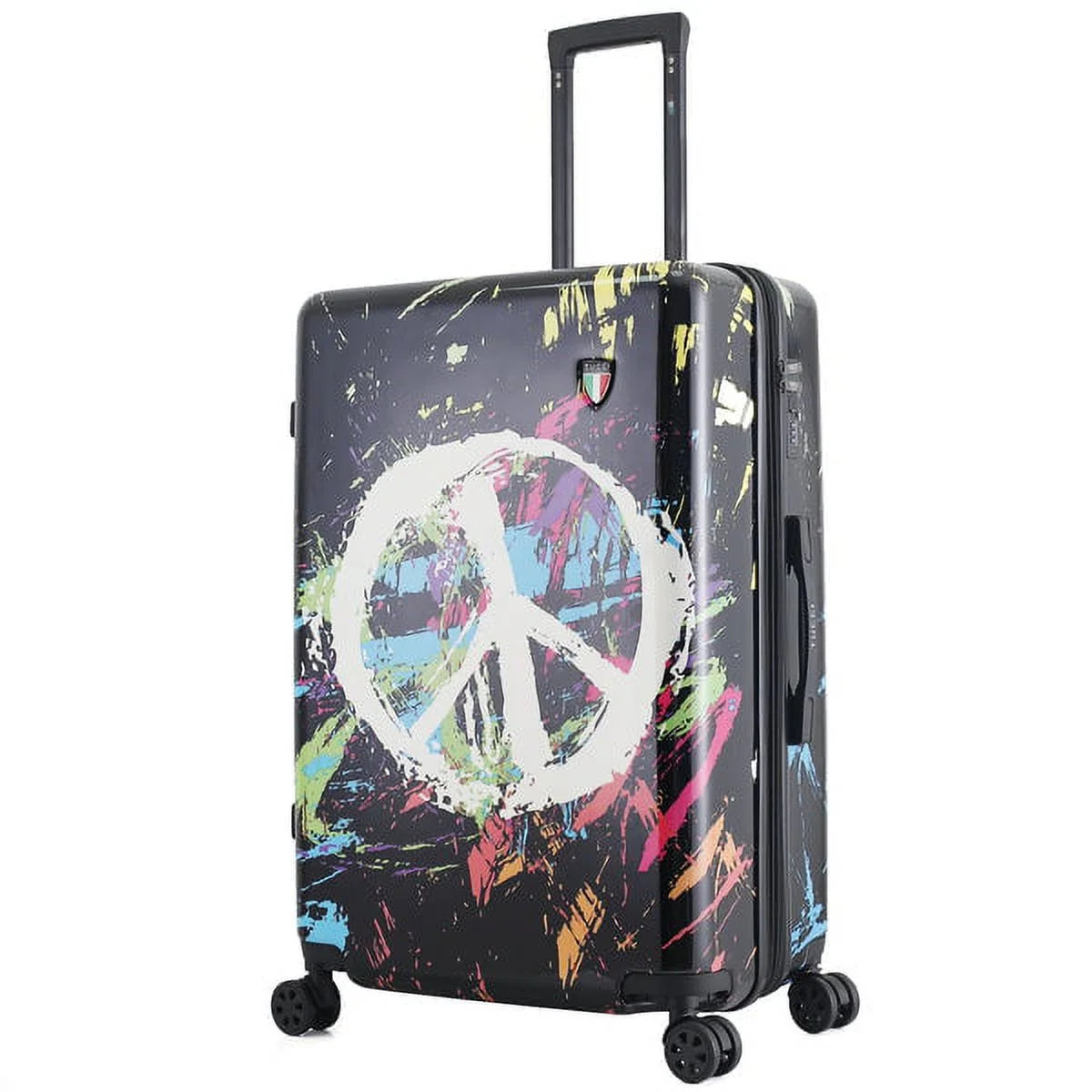 The Disegno Spray Peace Luggage Art Large - 28-inch World Hardside TUCCI In