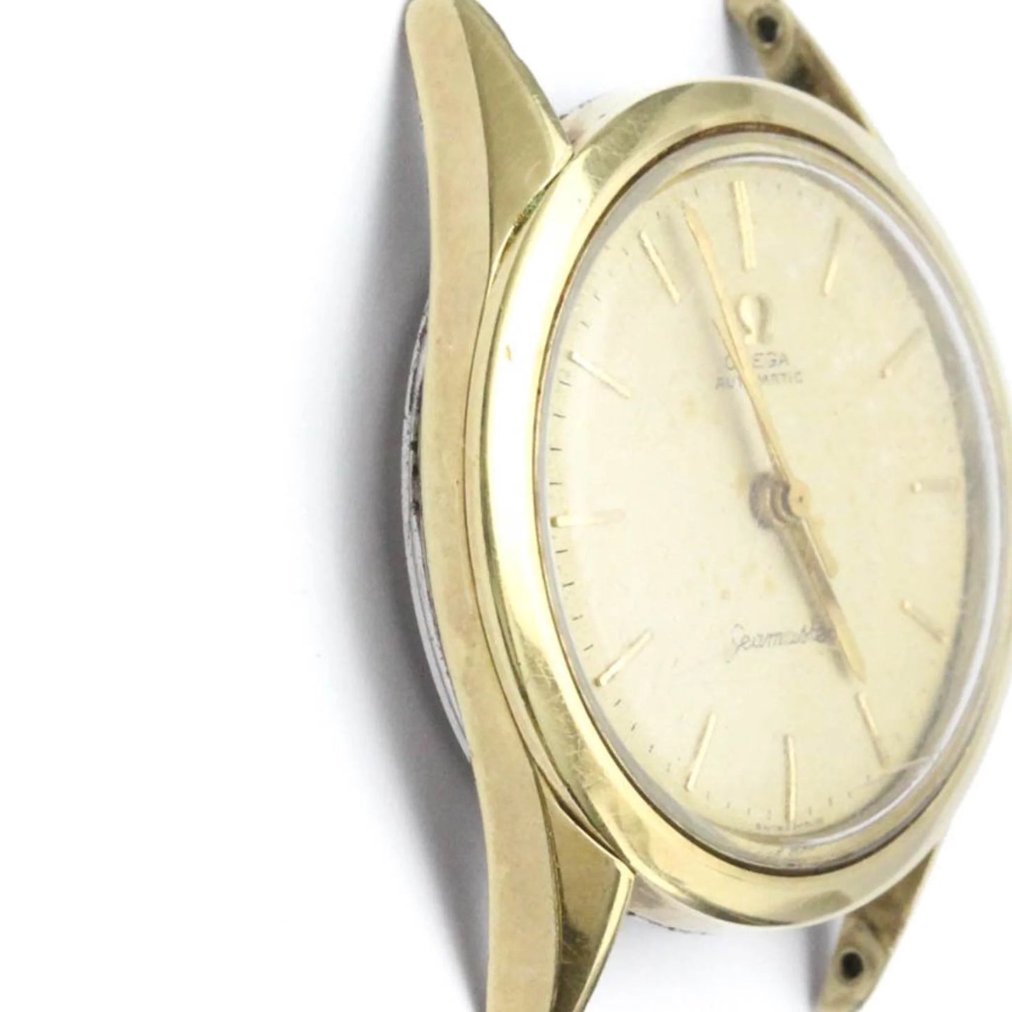 Seamaster 2802 Watch Cal 471 Automatic Gold Pre-Owned Mens Head Plated (Fair) Only OMEGA BF559125