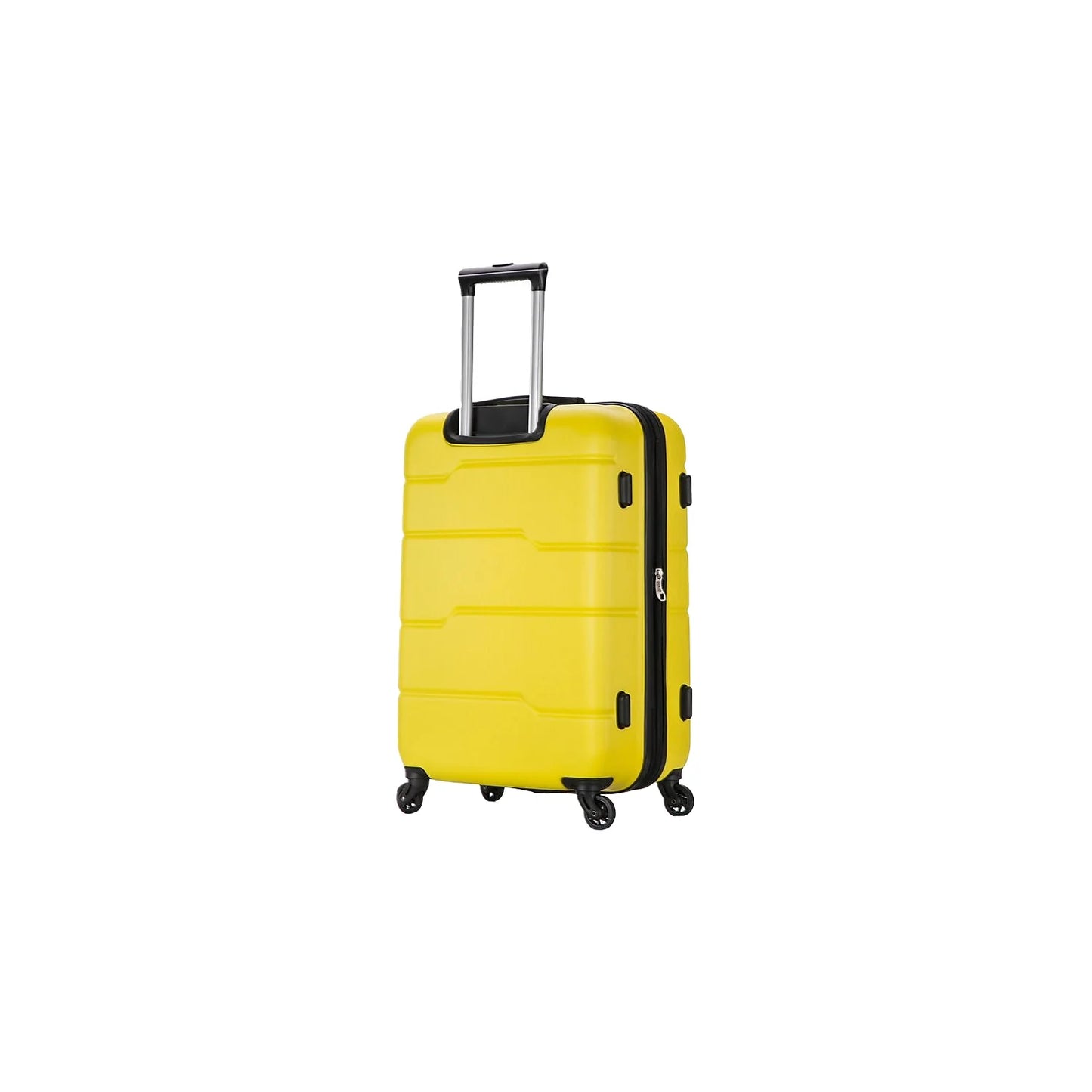 4-Wheel DUKAP Luggage Plastic RODEZ Yellow Spinner (DKROD00M-YEL)