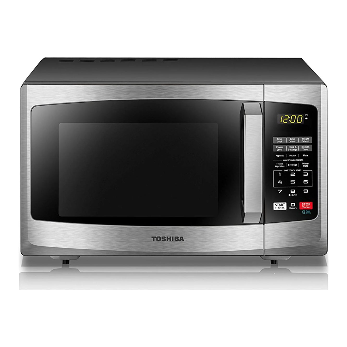 Steel Ft. ML2-EM25PAESS Cu. Microwave, Stainless Toshiba 0.9