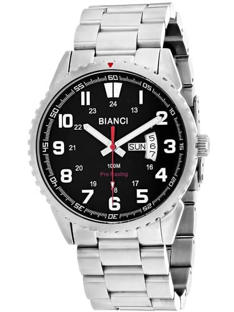 Black Roberto Watch RB70995 - Ricci Bianci Men's Dial