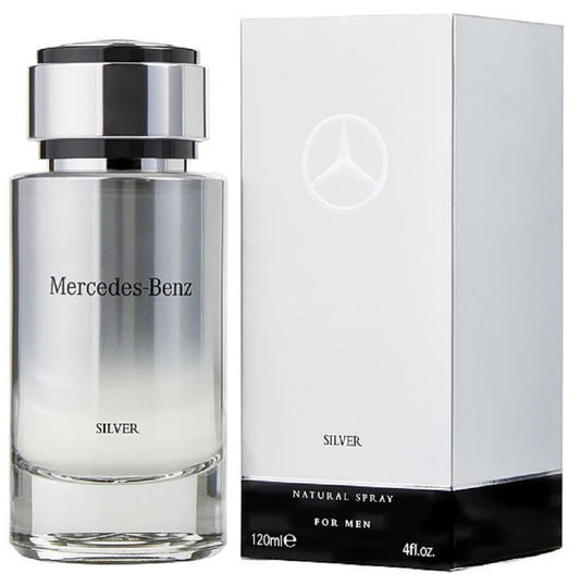 MERCEDES ml De Mercedes-Benz SILVER 120 oz Toilette Men / 4.0 Eau * BENZ Cologne