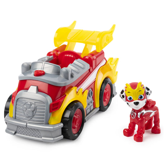 and Vehicle Sounds Pups Mighty Marshall’s PAWs PAW Deluxe Lights Patrol, with Super