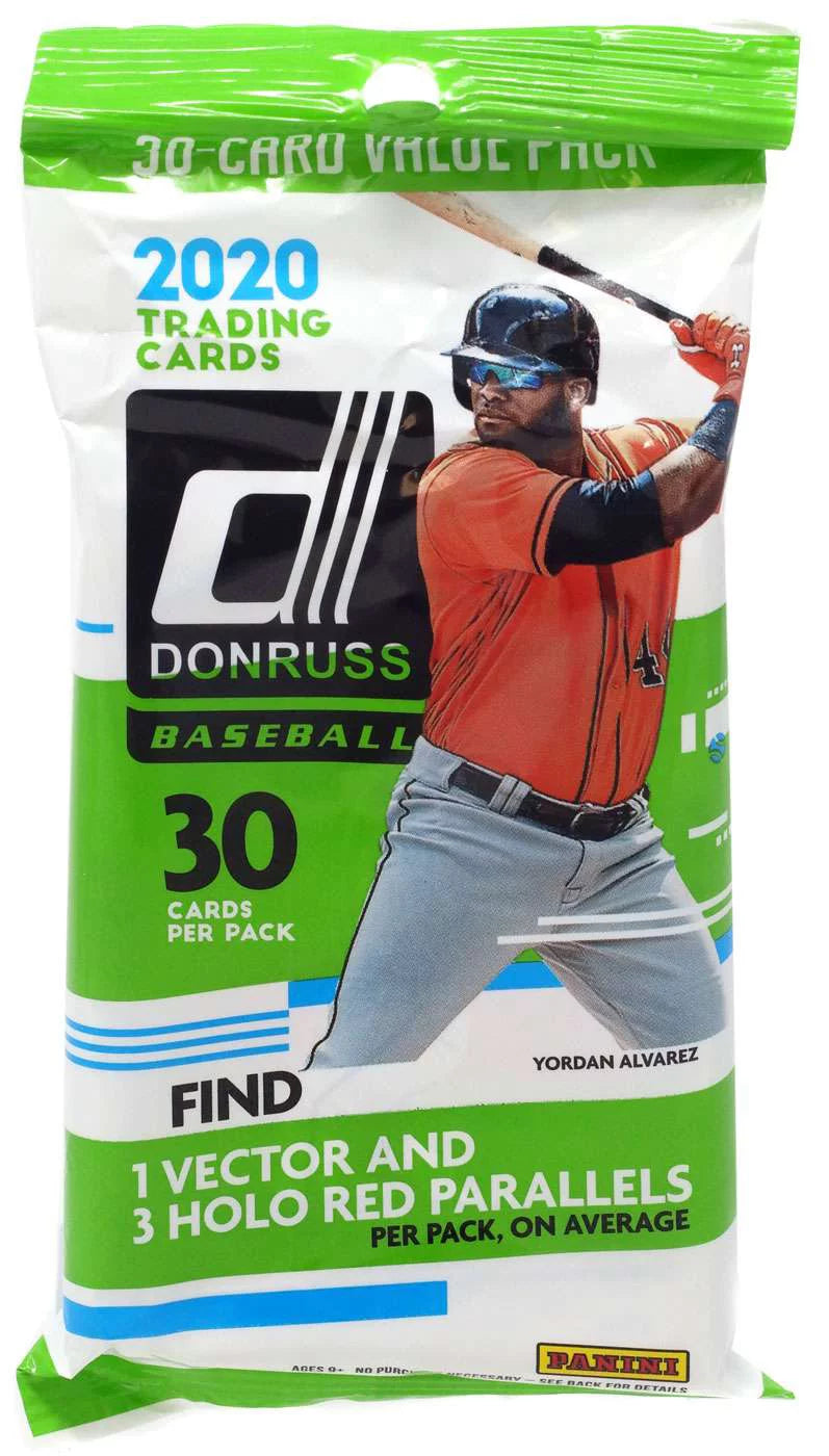 Box PACK Card (12 MLB Packs) 2020 Baseball FAT Panini Trading Donruss