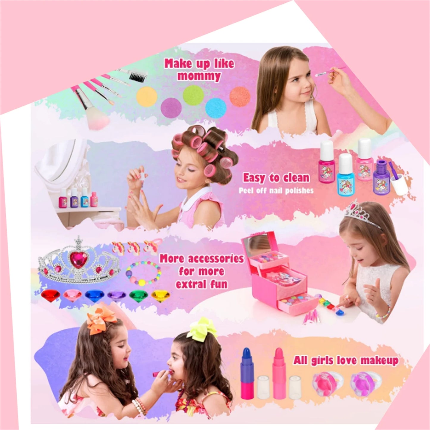 Makeup Makeup Kids Kit Set Unicorn Girls,Girls for