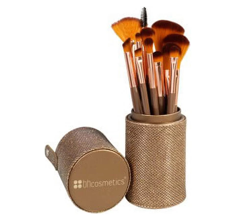 BH Set : - Cosmetics Bronze Option 12 Brush Pc Shimmering