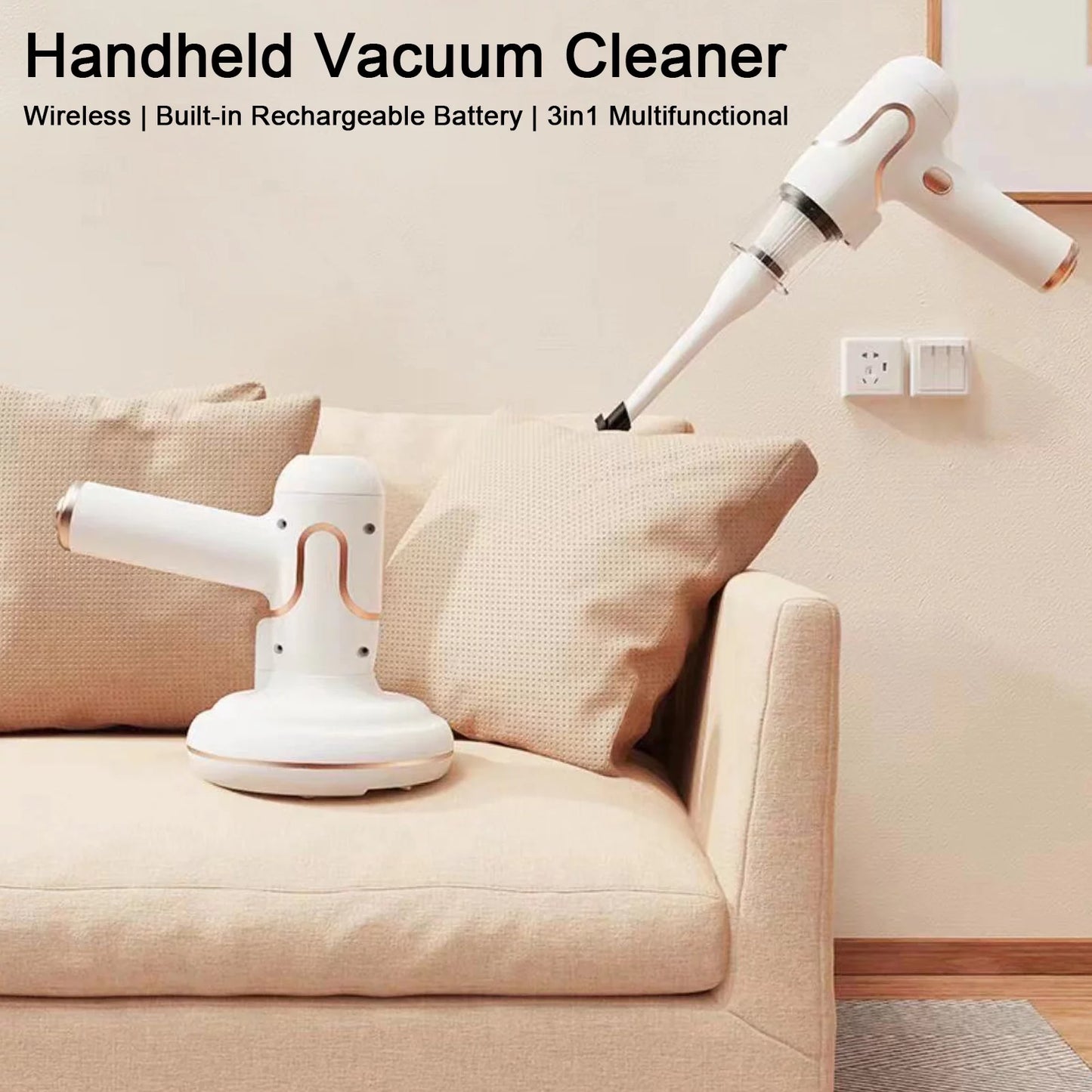 Times/Min Sterilization Deep for Carpets Machine Handheld Mattress Cleaner Bed Sofa Lixada Removal Suction Cleaning UV Couch 8000 Dust Vacuum Mint Hair Strong