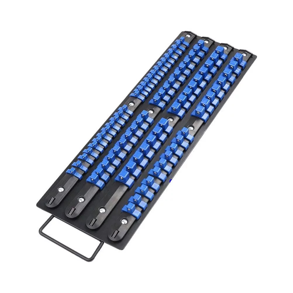 Wrench Holder Rack Sliding Industrial Mountable Storage Organize Rail ABS Socket 80 Socket HEMOTON