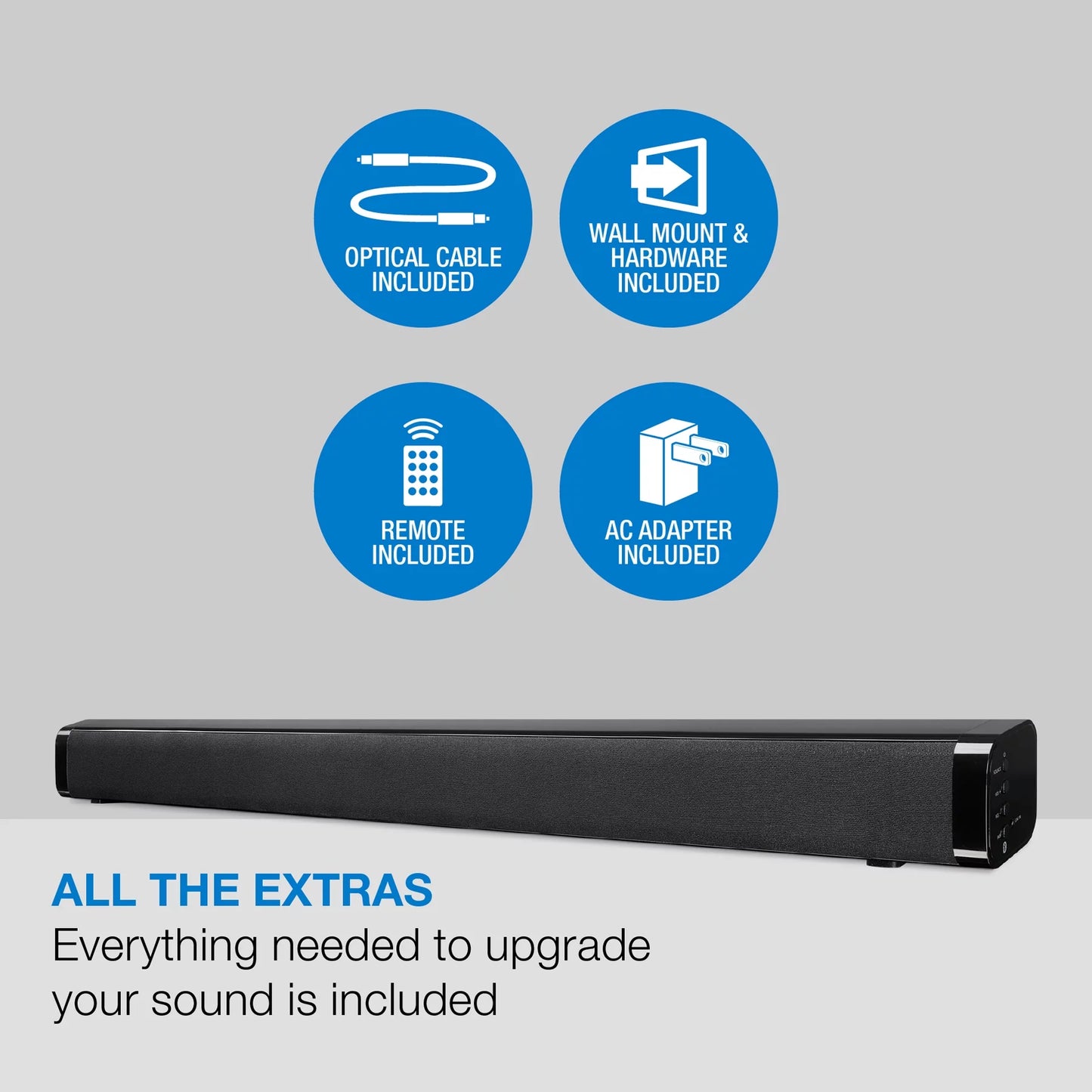 29" Soundbar, Bluetooth iLive ITB031B Wireless