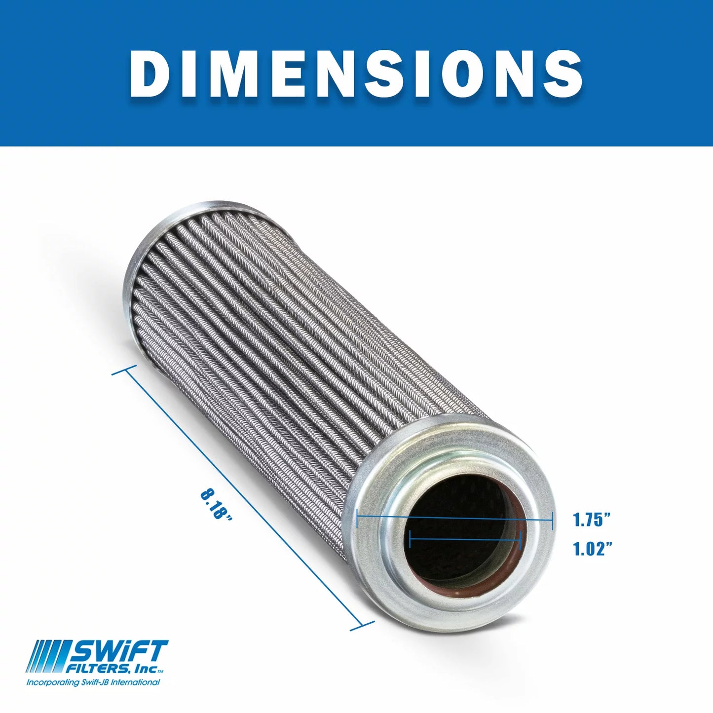 Cartridge Direct KOGYO Element Microglass Construction Interchange for TAISEI 25 Filter Micron P-F-TM-3-25C