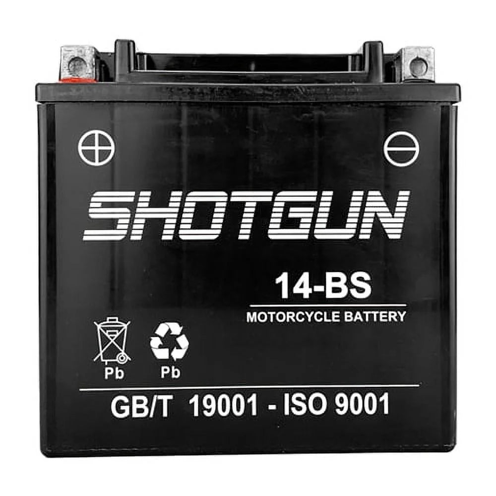 Replacement V9 YTX14-BS Powersports For Bobber 2017 Moto Guzzi Shotgun Battery 2016