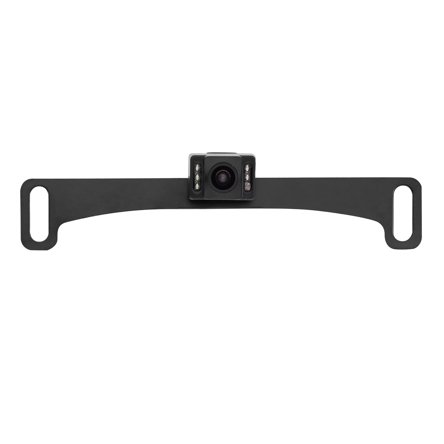 (Black) Camera and Active Parking BOYO VTL17IRTJ Night Vision Backup Plate Lines - with Concealed License