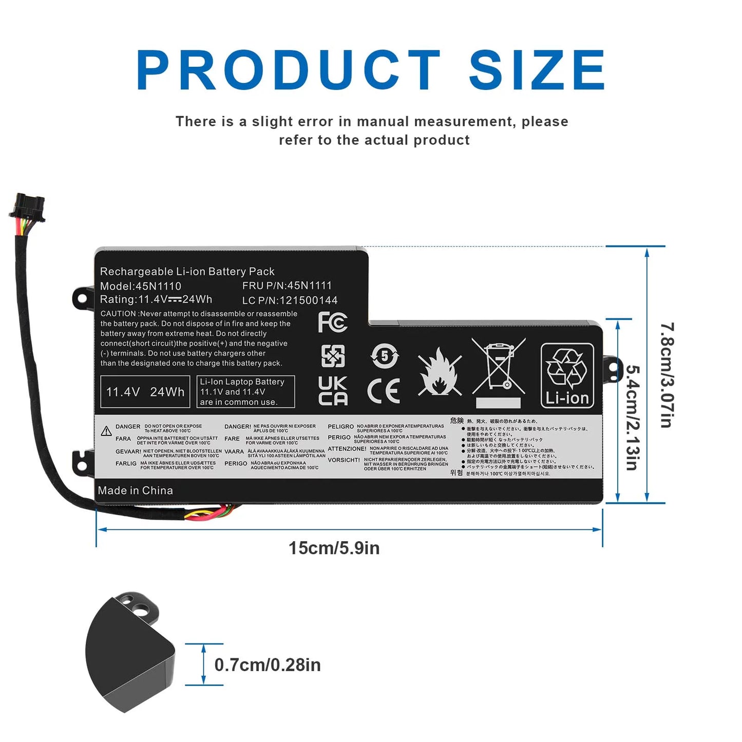 T460 T450S For 45N1108 Lenovo Battery ThinkPad