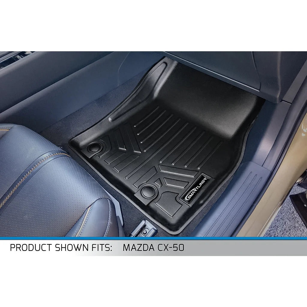 2023 Floor Compatible All With Fit SMARTLINER Black Cargo Honda Weather Custom HR-V Mat Liner