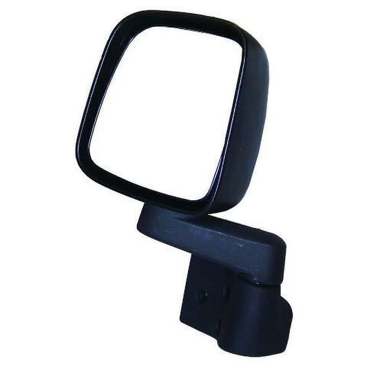 Crown 1987-1988 / 55395061AB AND ARM (BLACK-LEFT) select: CAS55395061AB Automotive JEEP YJ, WRANGLER 1989-1995 WRANGLER JEEP MIRROR Fits