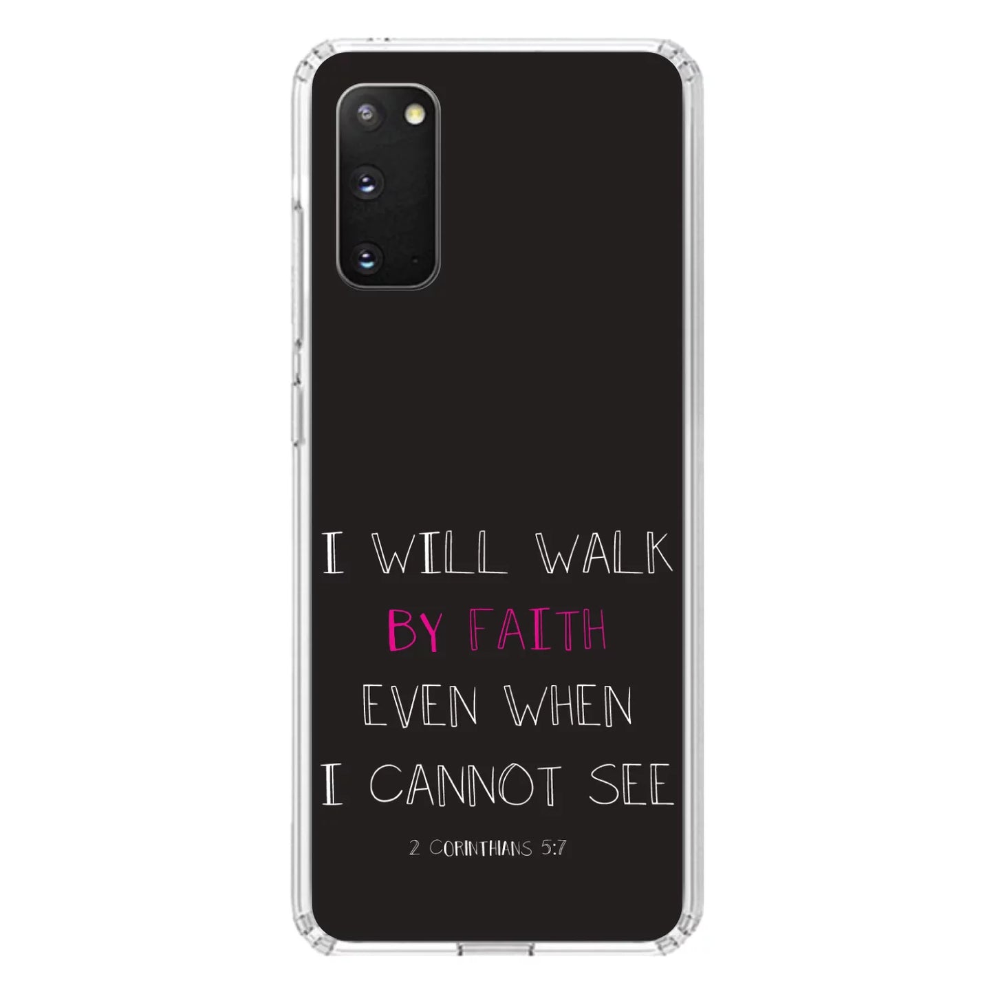 Protector Galaxy Back, Even Tempered Clear TPU By Glass Case Corinthians I Faith Hybrid Screen S20 - Shockproof 2 DistinctInk - When Cannot Acrylic Screen) Bumper, 5:7 for (6.2" Walk See - / 5G S20