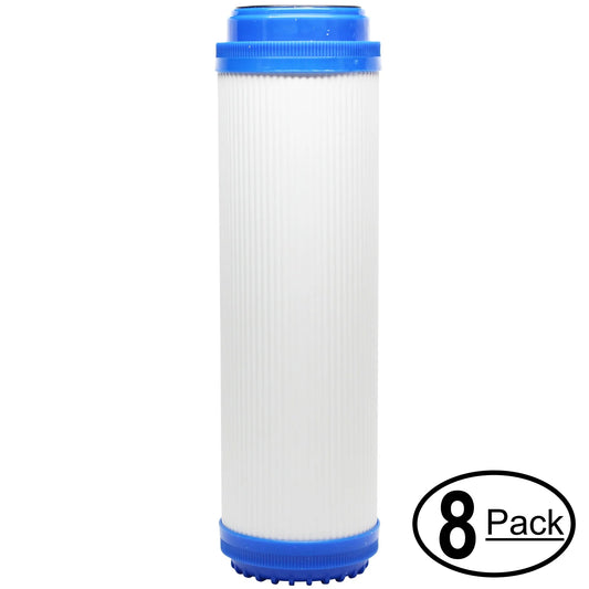 Filter Denali Brand for RVF-10 10-inch for Culligan - Replacement Pure Granular Carbon RVF-10 Filter Cartridge Universal Exterior Activated 8-Pack Water Culligan -