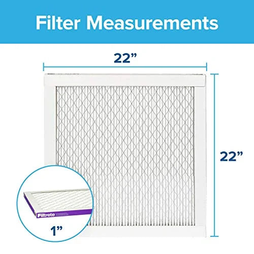 x 6-Pack 21.69 Air Allergen, 1500, dimensions Filter, Healthy MPR 0.78) Furnace (exact 21.69 x Filtrete AC Ultra Living 22x22x1,