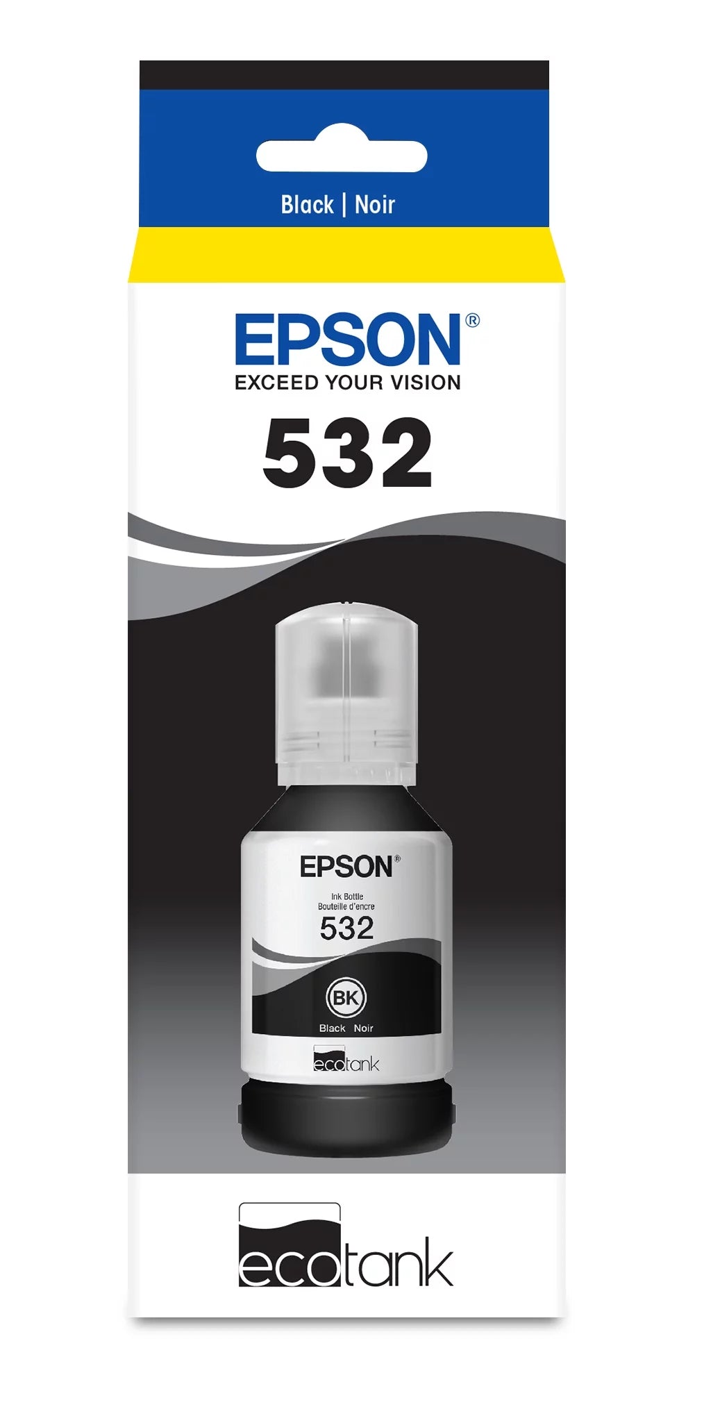 (T532120-S) Black ET-M3170, Capacity ET-M1170 Bottle Works Ultra-high EcoTank with EPSON ST-M1000, ET-M2170, EcoTank ST-M3000, Ink 532