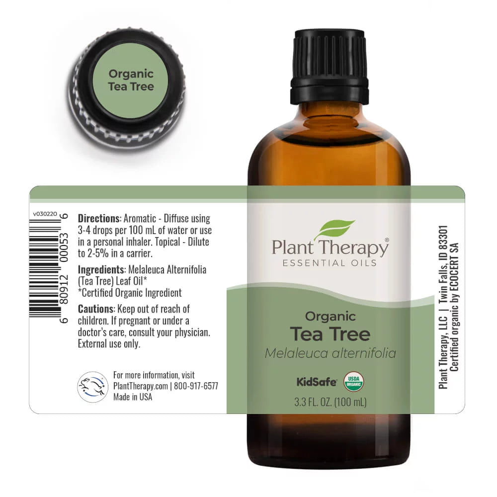 (Melaleuca) Tea Therapy Therapeutic Aromatherapy, oz) Certified Grade Oil (3.3 Plant USDA Pure, Tree mL Organic Organic, 100% Natural 100 Undiluted,