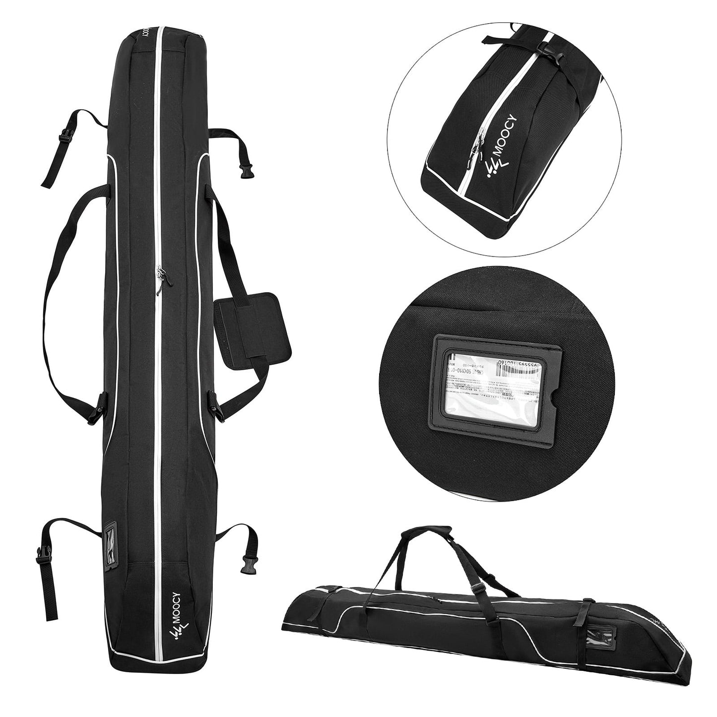 Storage Ski Equipment Bag Moocy Ski Bag 192cm Bag Waterproof Travel Snowboard