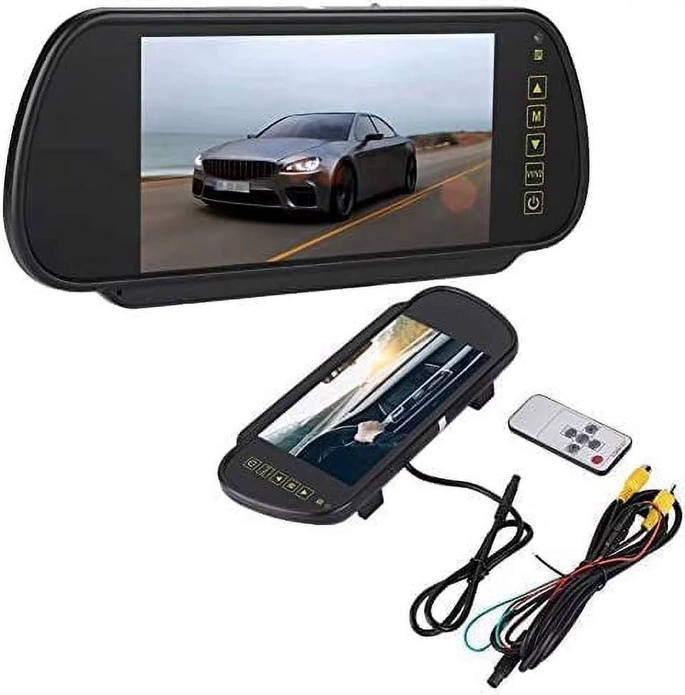 Vehicle 7 Monitor Mirror for Bileeko Inch View Car LCD Screen Parking Rear