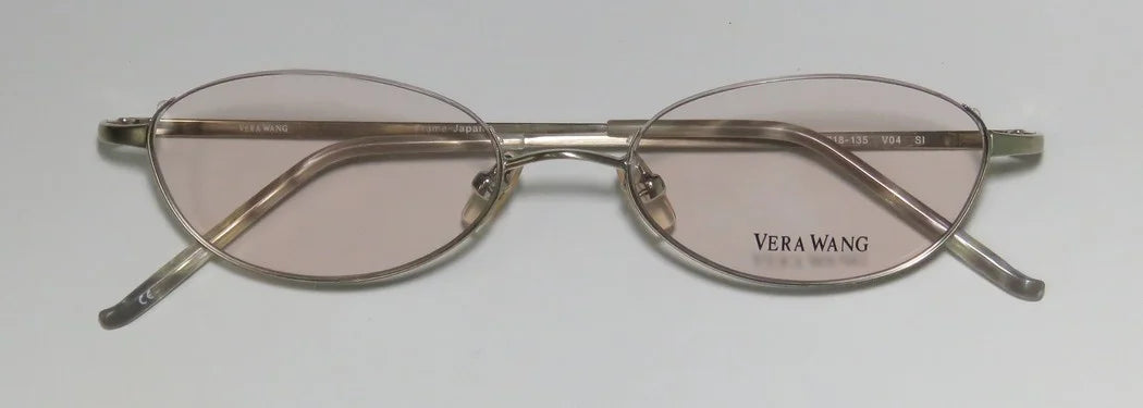 "SCHOOL PROFESSOR" JAPAN WOMENS/LADIES IN VERA TEACHER EYEGLASSES/EYEWEAR LENSES FRAME DESIGNER LOOK 47-17-130 NEW HALF-RIM DEMO SILVER V04 MADE WANG