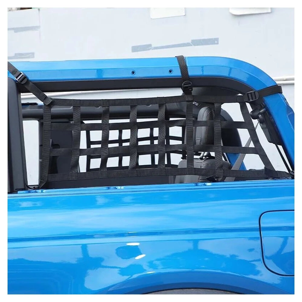 Restraint Mesh Teledu Protective Door Net 2x Trunk Rear Side Cargo 21+2