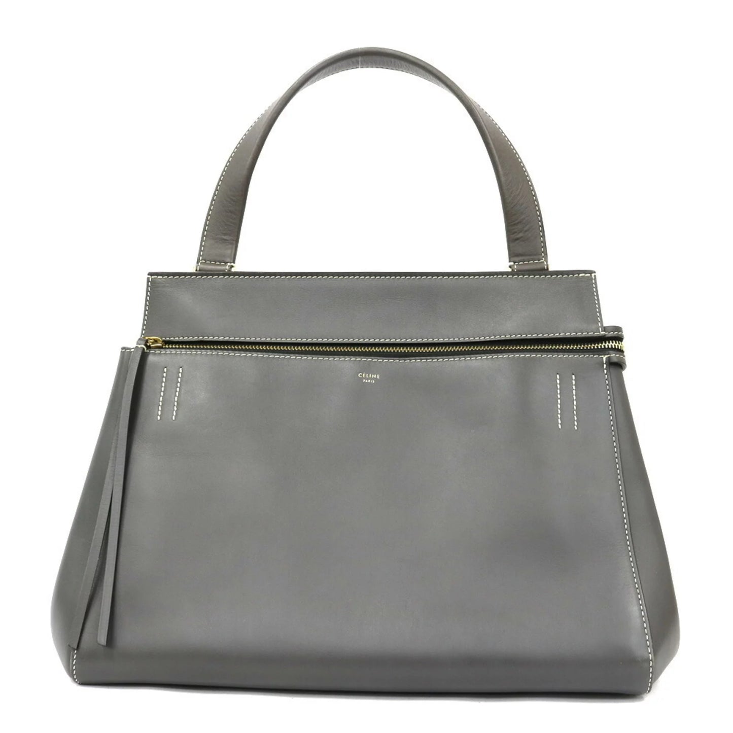 Pre-Owned Handbag Edge (Fair) Gray Celine Ladies CELINE