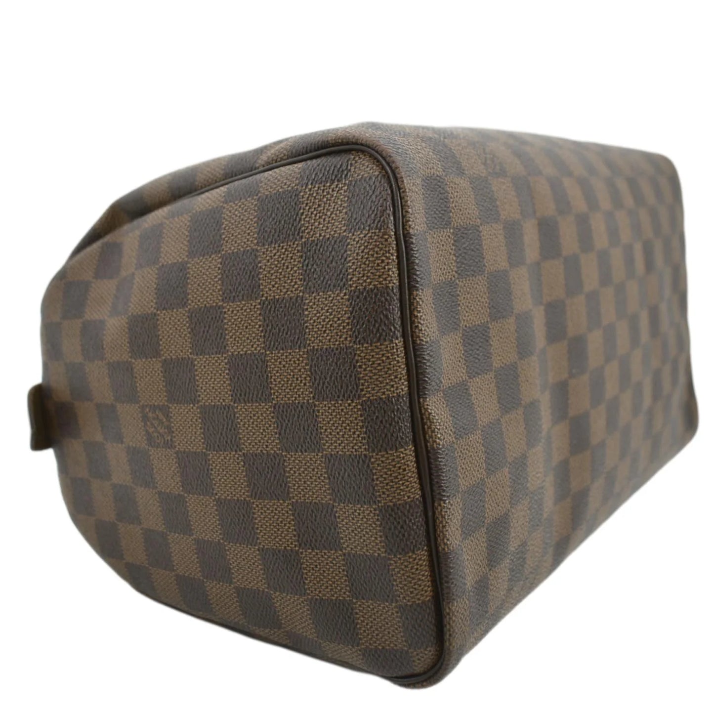 VUITTON 25 Pre-owned Brown Damier Speedy Satchel LOUIS Ebene Bag