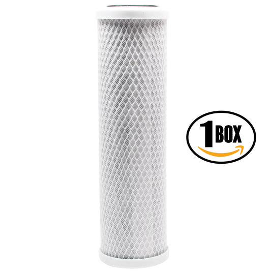 Denali GPD Replacement - for Block Universal - 300 10 Activated AquaFX Filter of Brand White for RO/DI inch Pure Box Filter Great GRWH300-CB-TDS Carbon AquaFX