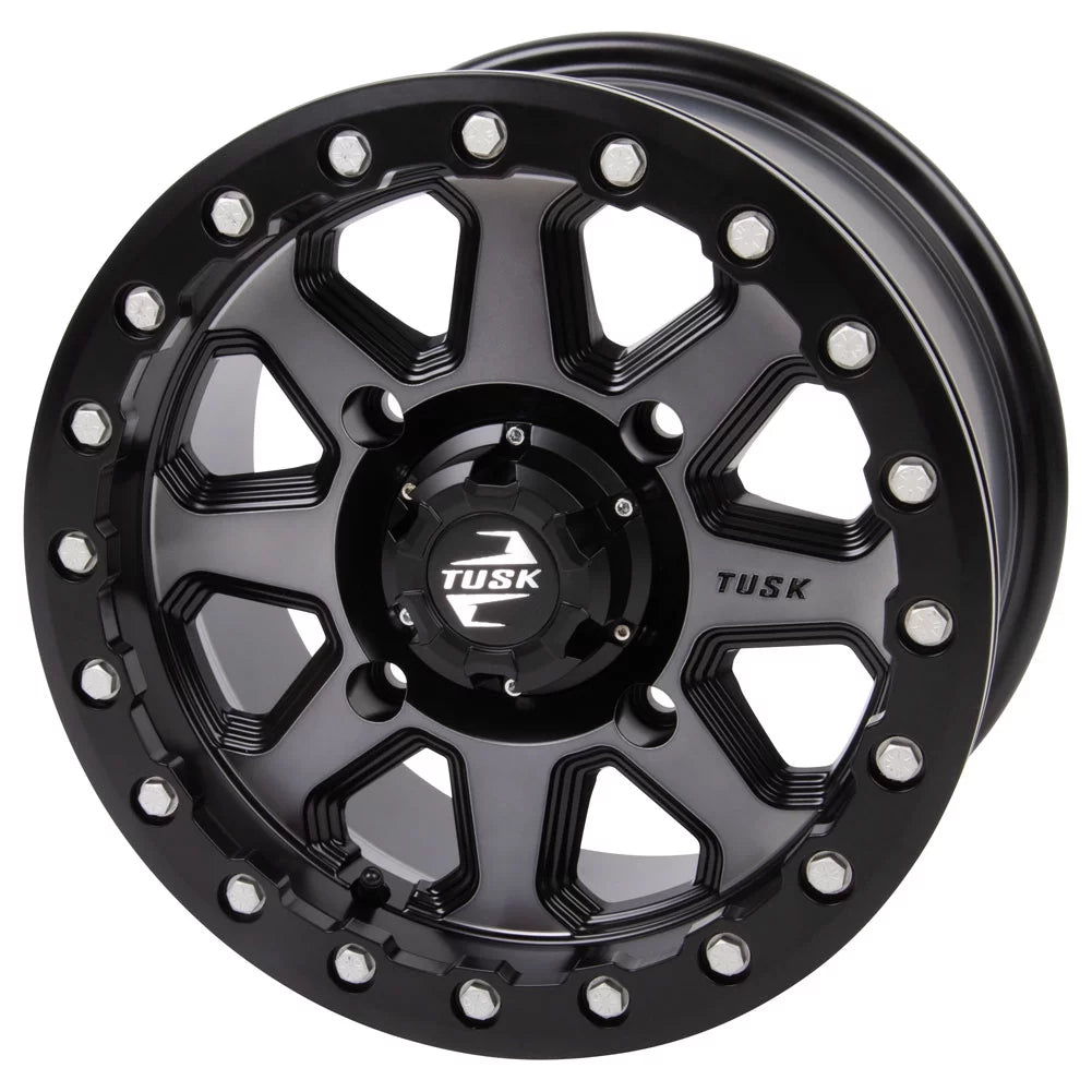 Pro 2.0 5.0 Can-Am Wheel DPS Gunmetal/Black Tusk 2020-2022 Defender + HD10 4/137 Uinta Beadlock 15x7 For