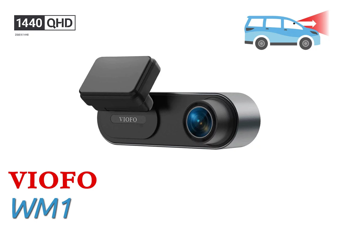 | & GPS With VIOFO Dashcam Mini Wi-Fi HD Quad 2K WM1