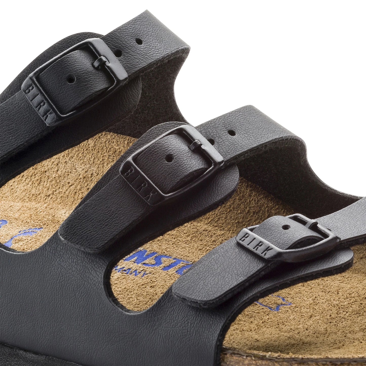 Sandal Narrow Women's Black Florida - Soft 8-8.5 BLACK Footbed Birko-Flor BFL 0053011 BIRKENSTOCK