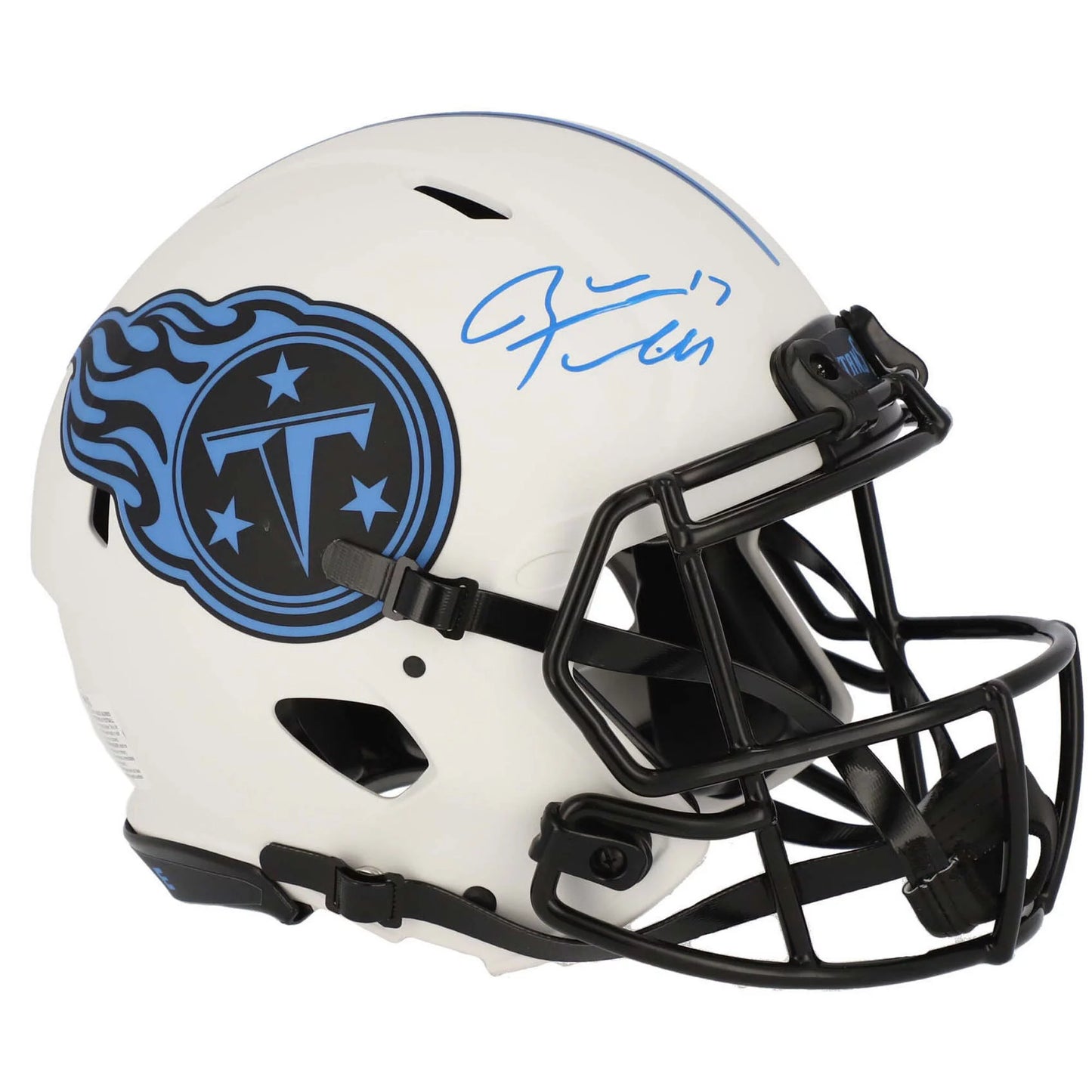 Eclipse Helmet Riddell Tennessee Tannehill Ryan Speed Titans Authentic Alternate Autographed Lunar